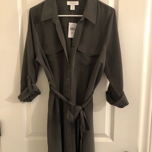 Motherhood button front dress